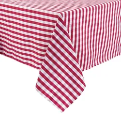 Gastronoble Mitre Comfort Gingham Tischdecke rot-weiß kariert 178cm
