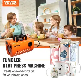 Vevor Becher Hitzepresse Tumbler Hitzepresse Maschine Sublimationsrohlinge 0,33-0,44 L 0,89L