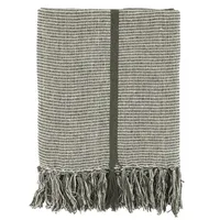 Chic Antique Aix Plaid aus Garnüberschuss, Streifen 150 x