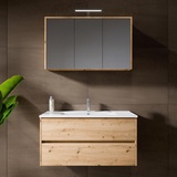 Riho Porto Square Waschtisch mit Waschtischunterschrank und Spiegelschrank, F014057DP6