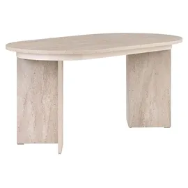 HANAH Home Ausziehtisch 160 x 75 x 90 cm beige