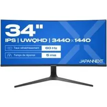 JAPANNEXT UWQHD Curved Monitor 34"