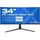JAPANNEXT UWQHD Curved Monitor 34"