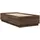 vidaXL Bettgestell mit LED Braun Eichen-Optik 90x190 cm Holzwerkstoff
