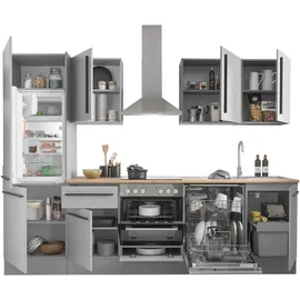 BASIC by Balculina Winkelküche L-Form 280 cm grau