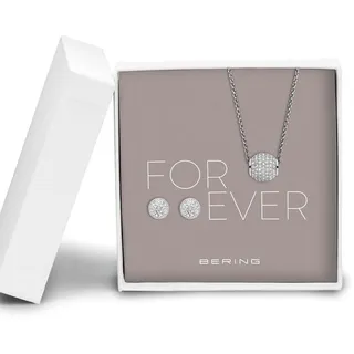 BERING Damen Schmuckset ForEver 414Sparkle-708 Edelstahl Zirkonia