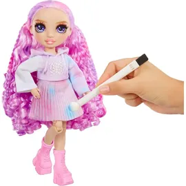 MGA Entertainment Rainbow High WaterColor & Create NEW Theme Dolls- purple eyes