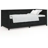 vidaXL Tagesbett 90 x 200 cm schwarz