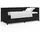 vidaXL Tagesbett 90 x 200 cm schwarz