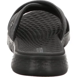 SKECHERS GO WALK FLEX SANDAL - IMPRESSED Schwarz Sandal Gr. 42