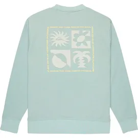 QUIKSILVER Salt Water Graphic Crew Pullover Grau XXL