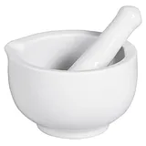 Hti-Living Mörser Keramik Ø 8 cm weiß