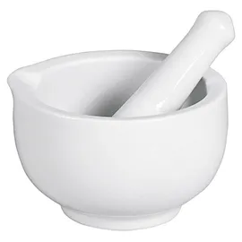 Hti-Living Mörser Keramik Ø 8 cm weiß