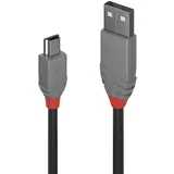 Lindy USB-A auf Mini-USB 0,2 m Schwarz