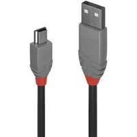 Lindy USB-A auf Mini-USB 0,2 m Schwarz