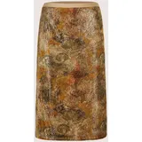 Madeleine Eleganter Rock mit Paisley-Design Beige 34