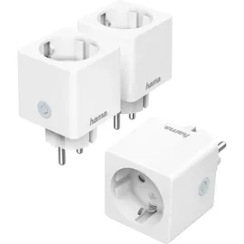 Hama Funksteckdose 3.680 W Weiß 3 St.