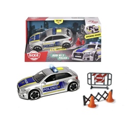 Dickie Toys Spielzeug-Polizei Spielfahrzeug Polizei Auto Go Real / SOS Audi RS3 Police 203713016