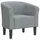 vidaXL Clubsessel gepolstert Samt 58,6 x 53,3 x 56 cm Dunkelgrau