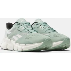 Laufschuh REEBOK "ZIG DYNAMICA 5", Gr. 41, hybridgrün, frostedberry, barelygrau, Synthetik, Textil, sportlich, Schuhe
