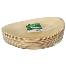 Papstar Teller Palmblatt oval 26 cm x 17 cm 25 St.