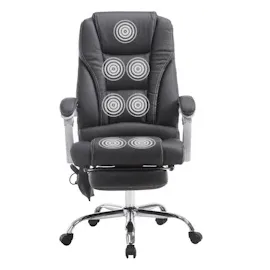 CLP Pacific Kunstleder mit Massagefunktion shwarz