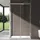 doporro Ravenna16L Eckdusche mit Schiebetür 80 x 140 cm silber Klarglas inkl. Duschtasse
