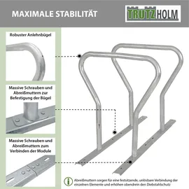 Trutzholm Fahrradständer grau