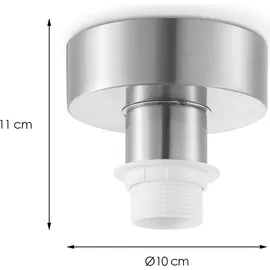 Home Sweet Home Deckenleuchte Dot 60 W E27 Silber 10 cm