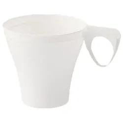 1200 Espressotasse 8 cl Polystyrol weiß - Einweg