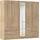 Rauch Wäscheschrank Wildberg 226 x 210 x 54 cm Beige/Braun
