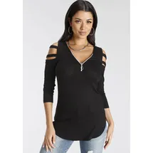 MELROSE 3/4-Arm-Shirt Schwarz 36