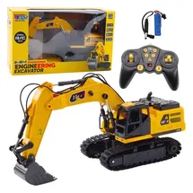 LeanToys RC-Auto Raupenbagger CH RTR weiß