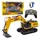 LeanToys RC-Auto Raupenbagger CH RTR weiß