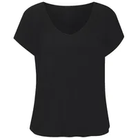 LASCANA Kurzarmshirt Damen schwarz Gr.36/38