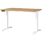Germania Schreibtisch Jet Eiche / Weiß