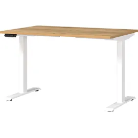 Germania Schreibtisch Jet Eiche / Weiß
