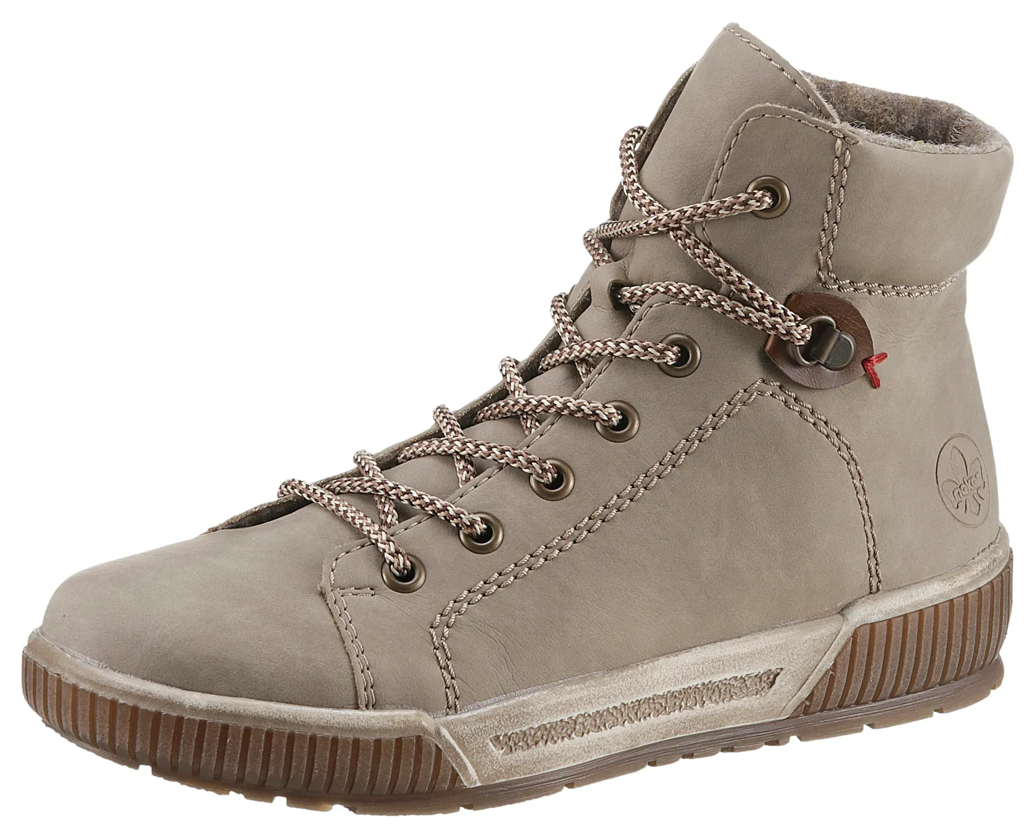 Rieker Schnürboots, mit herausnehmbarer SoftFoam-Einlegesohle Rieker beige 37