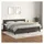 vidaXL Boxspringbett 200 x 200 cm Dunkelgrau