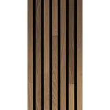 Meister Akustikpaneele Acoustic Sense WOOD 2600 x 330 x 13 mm 04312 Eiche braun gebürstet mattlackiert