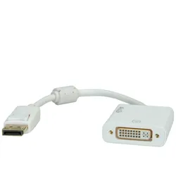 ROLINE 4K DisplayPort-DVI Adapter, DP Stecker-DVI Buchse
