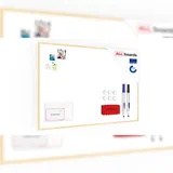 ALLboards Whiteboard mit Naturholzrahmen 150x100cm