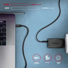 AXAGON USB-C 2 m Schwarz