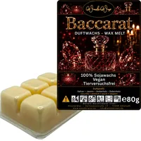 WonderWax Duftwachs Wax Melts für Duftlampe, 6 Würfel Duftmelt Wachsmelt Sojawachs Duftwachs Würfel für Raumdüfte, Wachs Duftöl Winter Indoor Schmelzen für Aromalampe Baccarat