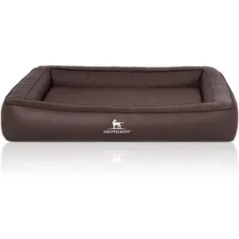 Knuffelwuff Hundebett Hampstead XXL 120 x 100 cm Braun