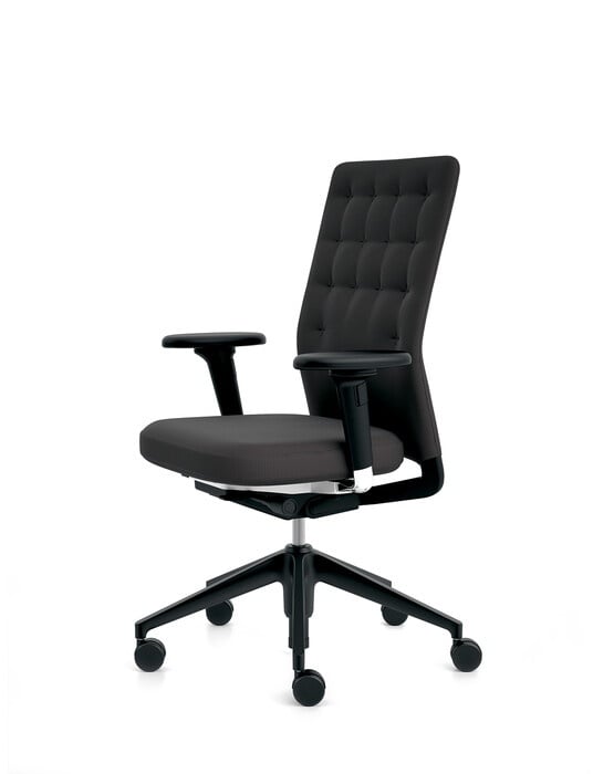 Vitra Bürodrehstuhl ID Trim schwarz, Designer Antonio Citterio, 99-110x59x66-79.5 cm