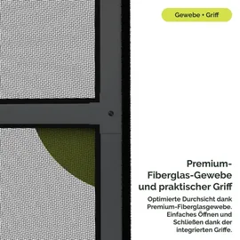 NEMATEK Schiebe Tür 120 x 240 cm Grau