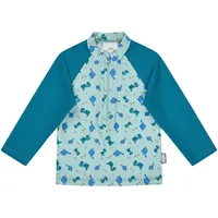 Sterntaler Badeshirt langarm mit UV-Schutz Dinos, gruen, 74