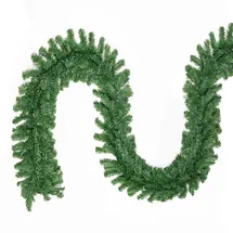 salcar Künstliche Weihnachtsgirlande 5 m – Tannengirlande aus Tannenzweigen für Weihnachten, Weihnachtsdeko für innen & außen