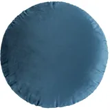 Fouriding Rundes Dekokissen, 45 cm, superweich, rund, flauschig, holländischer Samt, dekorative Bodenkissen für Couch, Sofa, Stuhl, Auto, Büro, Wohnzimmer, Schlafzimmer (Dunkelblau)